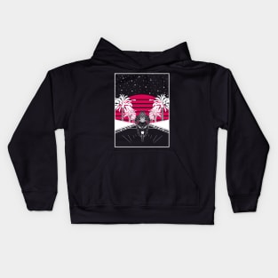 Samurai Retrowave Kids Hoodie